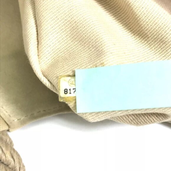 CHANEL CC Mark Clover Flower fish bag net bag Tote Bag Shoulder Bag Canvas Beige - Picture 13 of 16